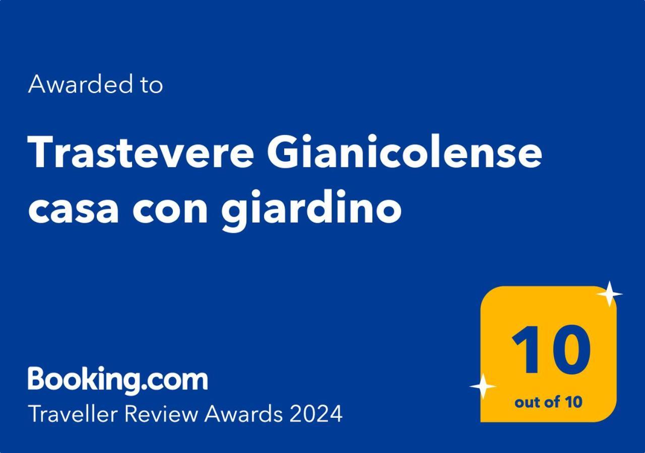 Trastevere Gianicolense Casa Con Giardino Rome Exterior photo